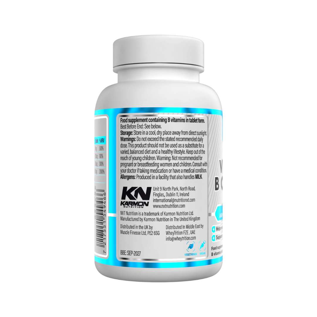 NXT Nutrition Vitamin B Complex 30 Tabs