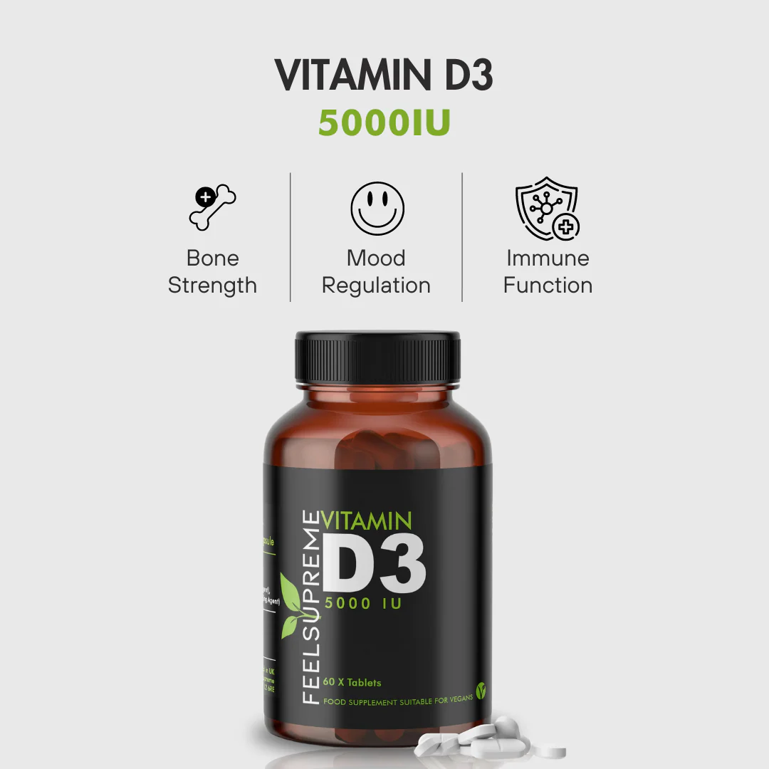 Feel Supreme Vitamin D3 5000iu 60 Tabs