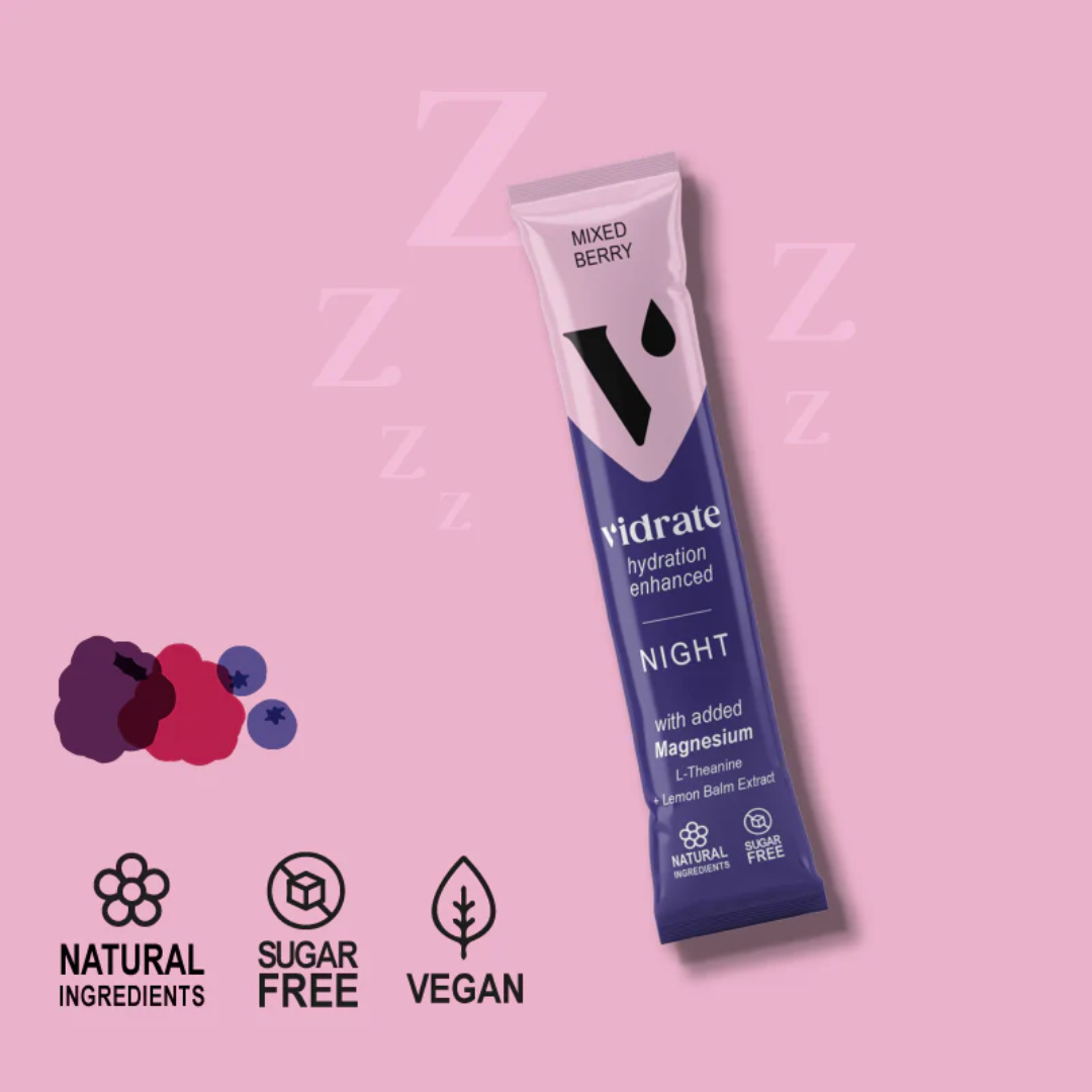 Vidrate Hydration Powder 10x3g Night Time (Mixed Berry)