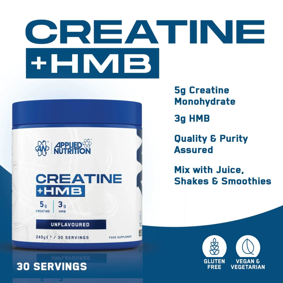 Applied Nutrition Creatine + HMB 240g Unflavoured
