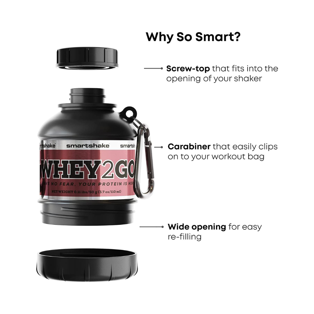 SmartShake Whey2Go Funnel 50ml Black/Brown