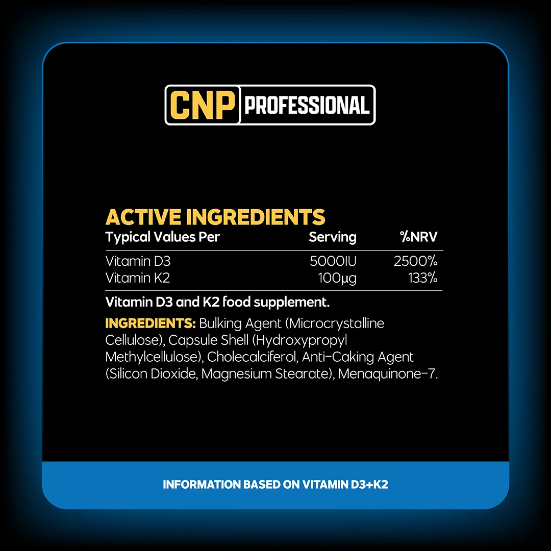 CNP Professional Vitamin D3 + K2 30 Caps
