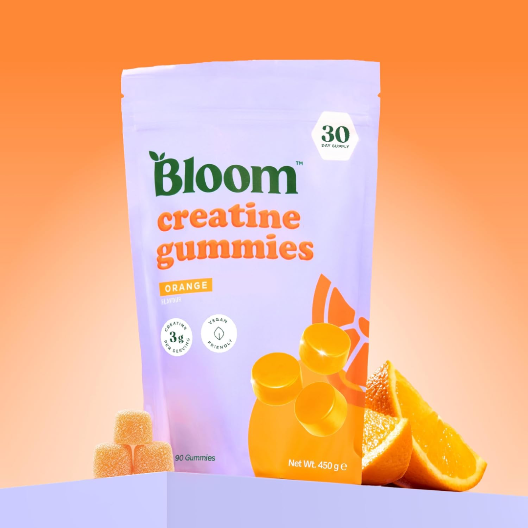 Bloom Creatine Gummies 90 Gummies Orange