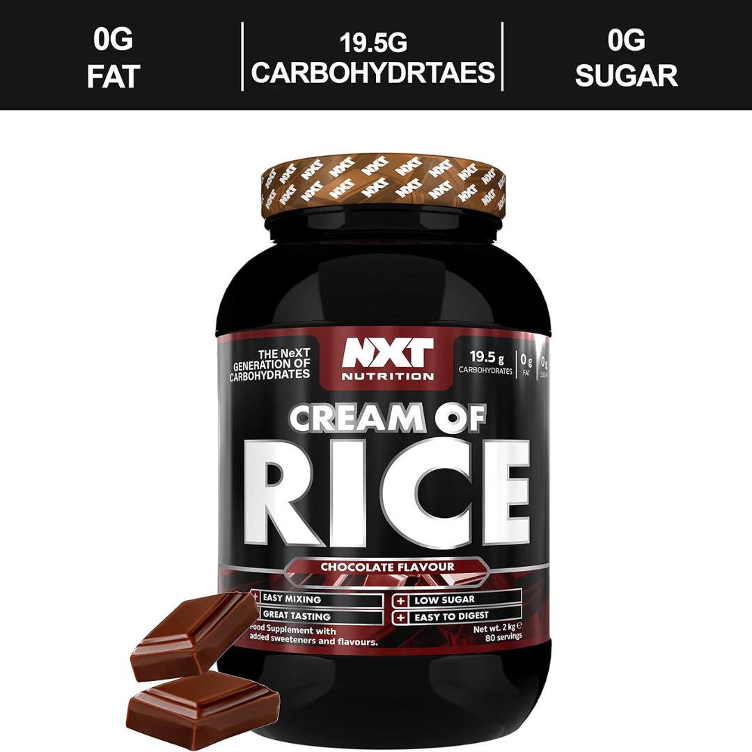 NXT Nutrition Cream of Rice 2kg Chocolate Cream