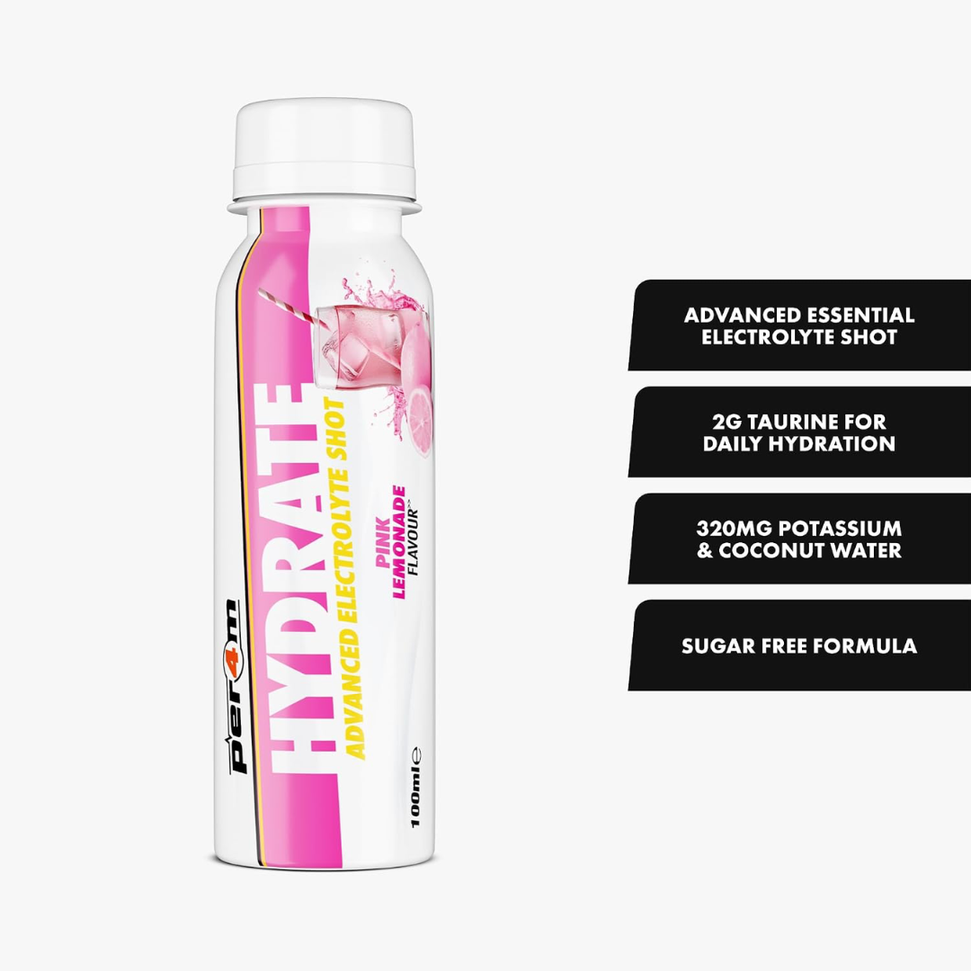 Per4m Hydrate Advanced Electrolyte Shot 100ml Pink Lemonade