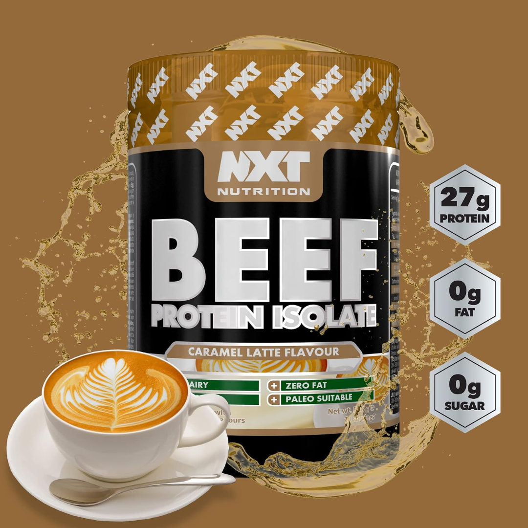NXT Nutrition Beef Protein Isolate 540g Caramel Latte