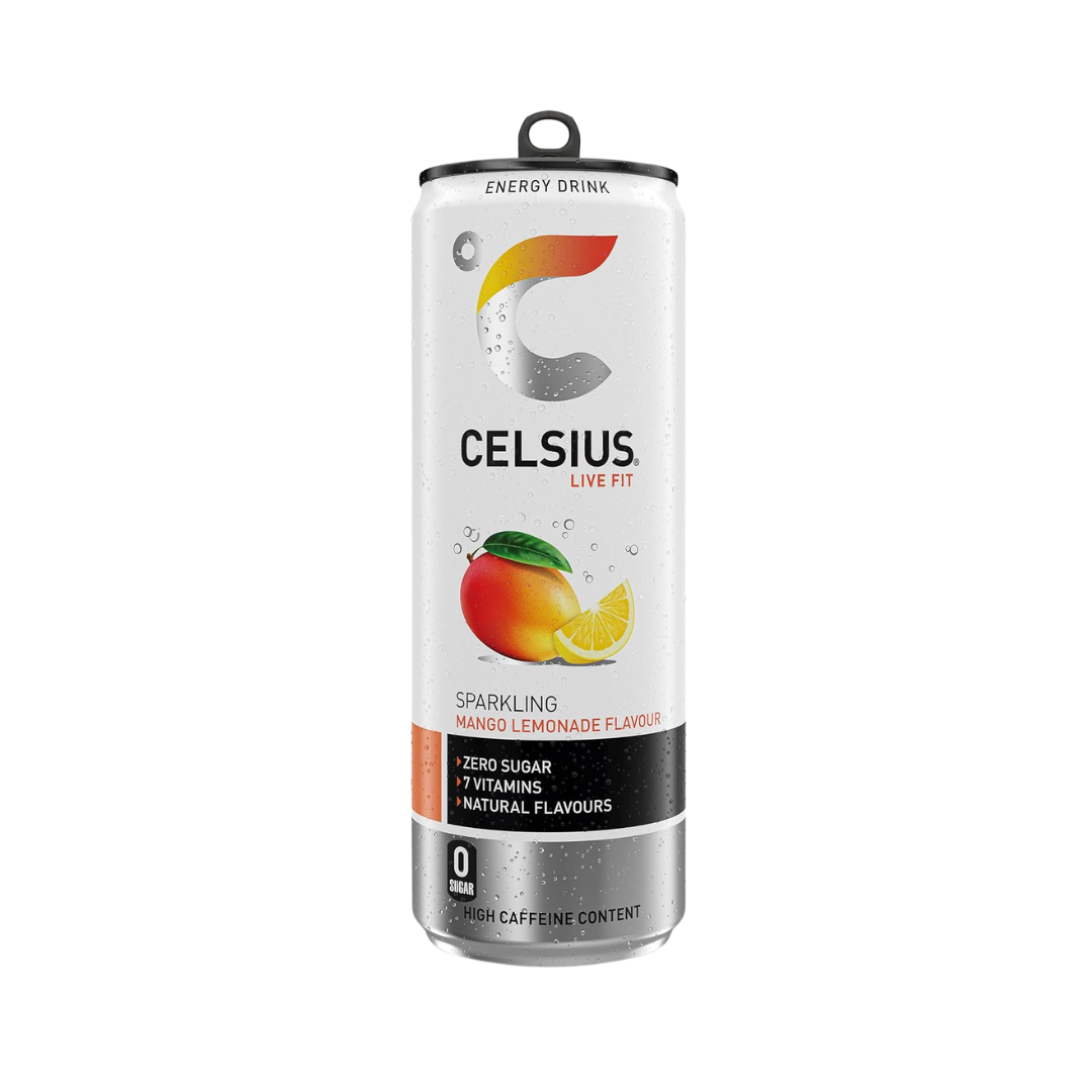 Celsius Energy Drink 12x355ml Mango Lemonade