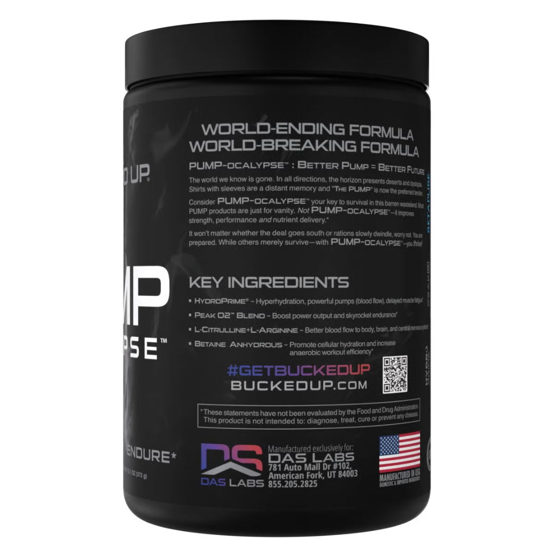 Bucked Up Pump Ocalypse 375g Blueberry Pomegranate