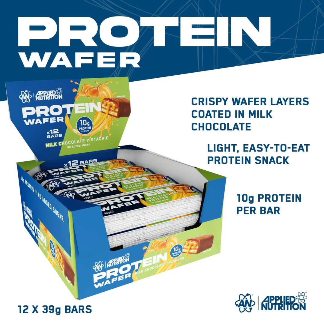 Applied Nutrition Protein Wafer 12x39g Chocolate Pistachio