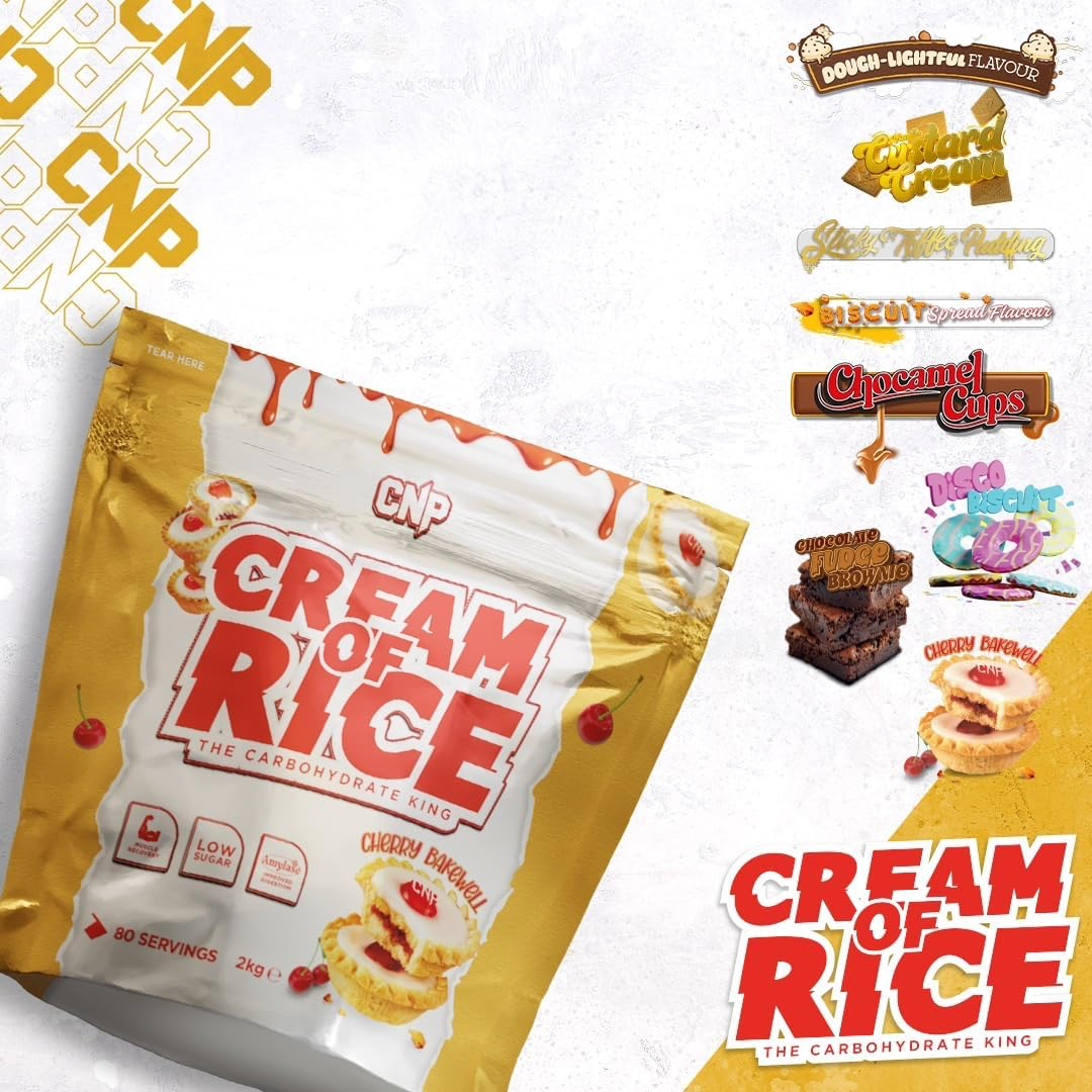 CNP Cream of Rice 2kg Cherry Bakewell