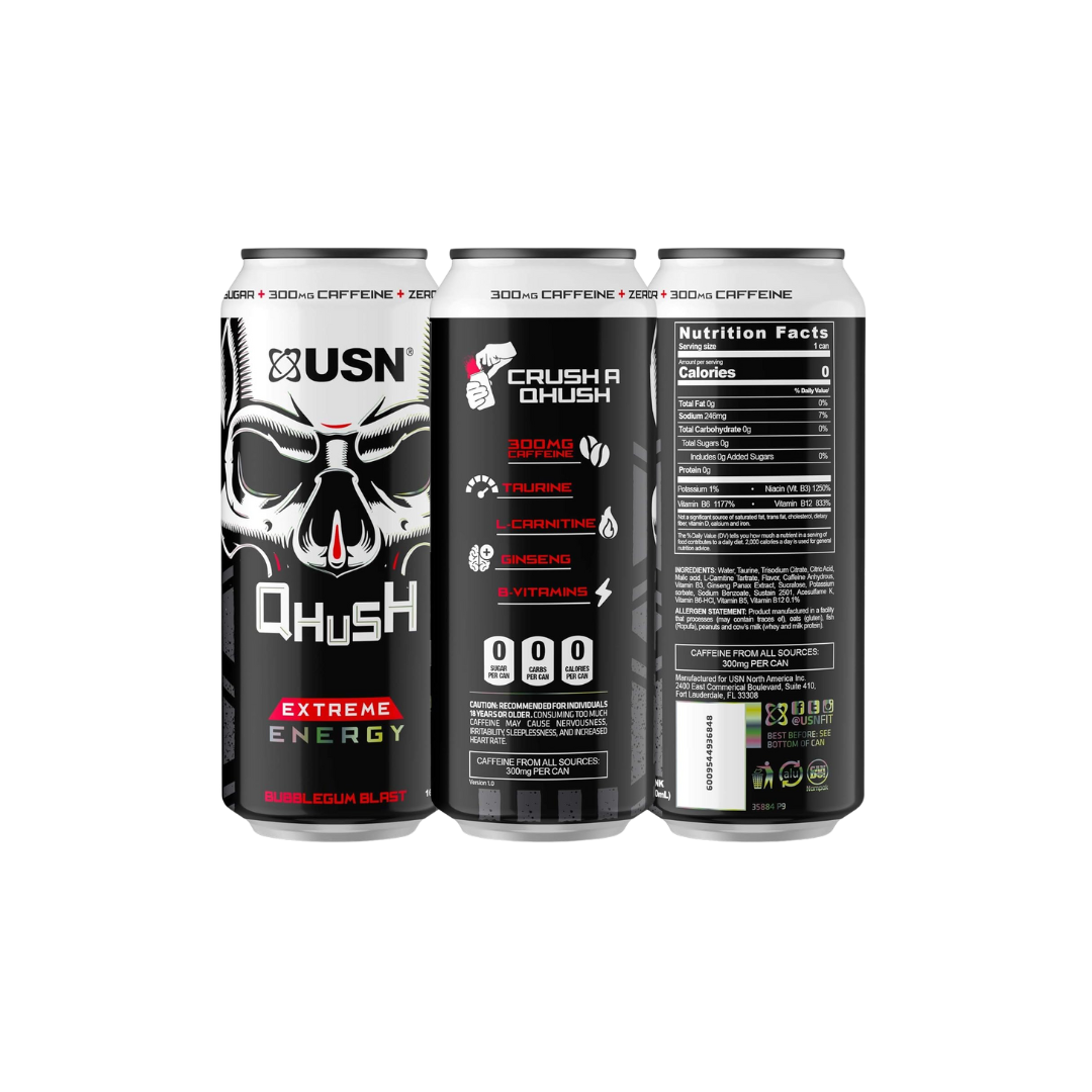 USN QHUSH 12x500ml Original (Bubblegum)