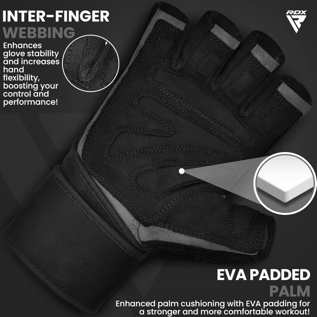 RDX Gym Glove Micro Plus M Grey/Black