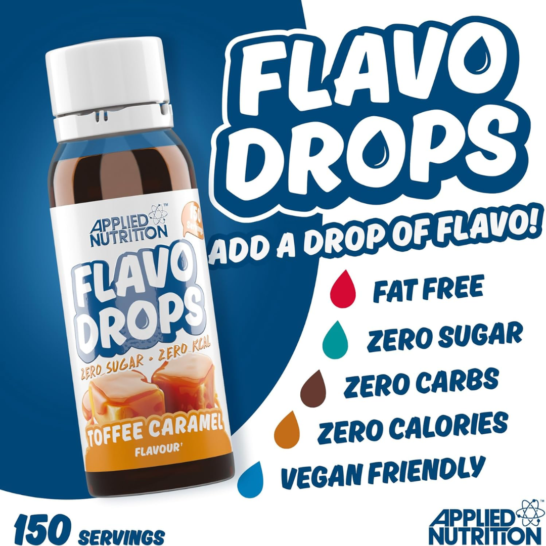 Applied Nutrition Flavo Drops 38ml Toffee Caramel