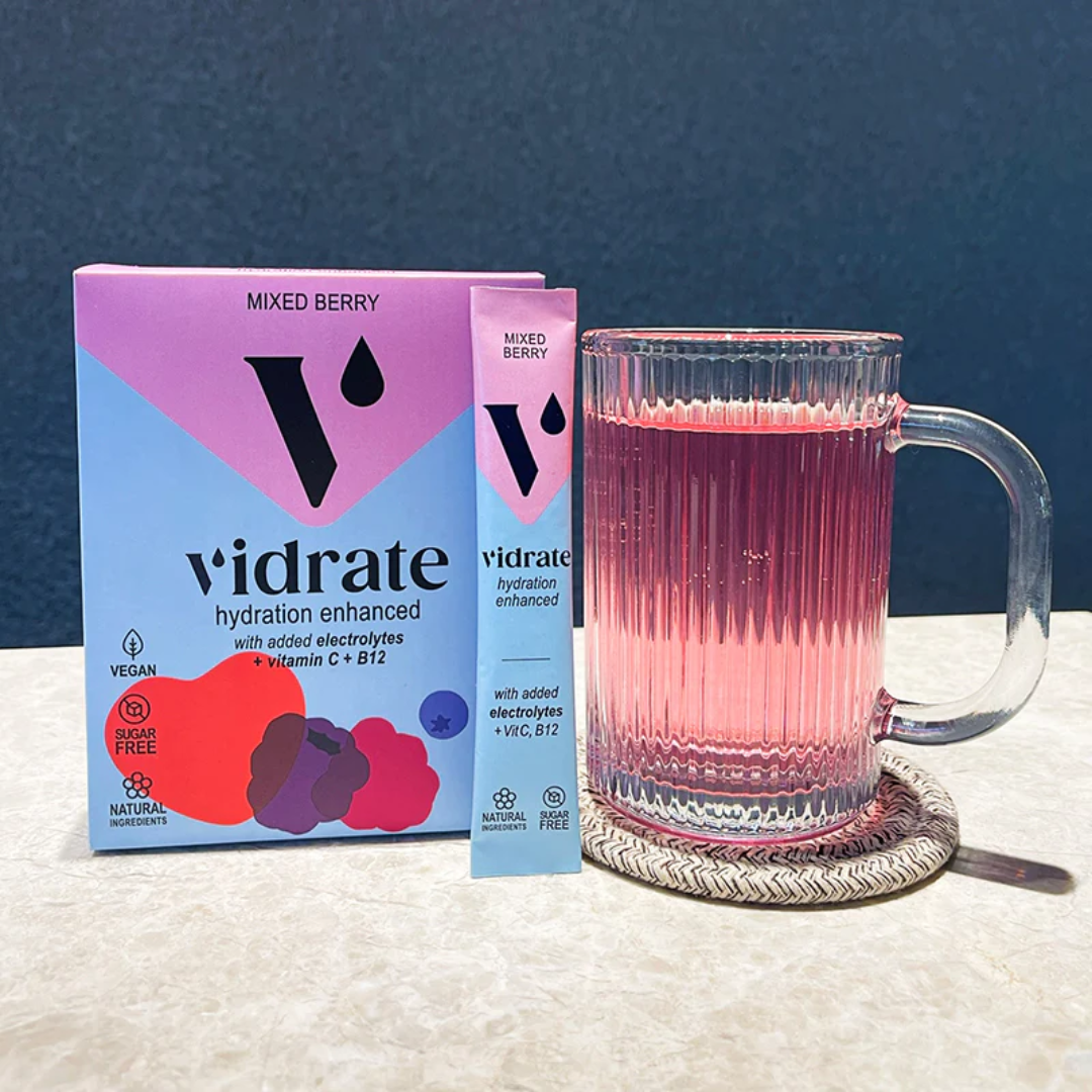 Vidrate Hydration Powder 10x3g Mixed Berry