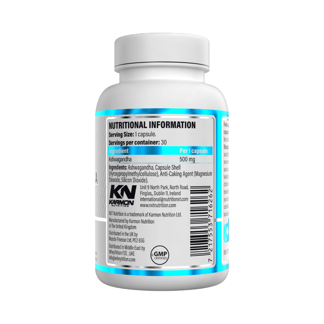 NXT Nutrition Ashwagandha 30 Caps
