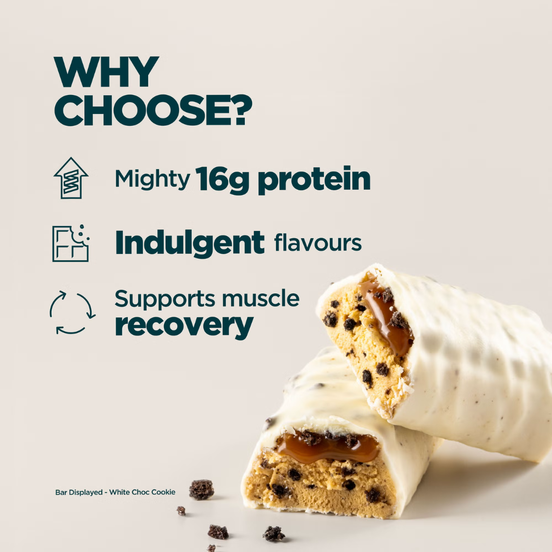 MyProtein Delicious Protein Bar 12x65g White Chocolate Cookie