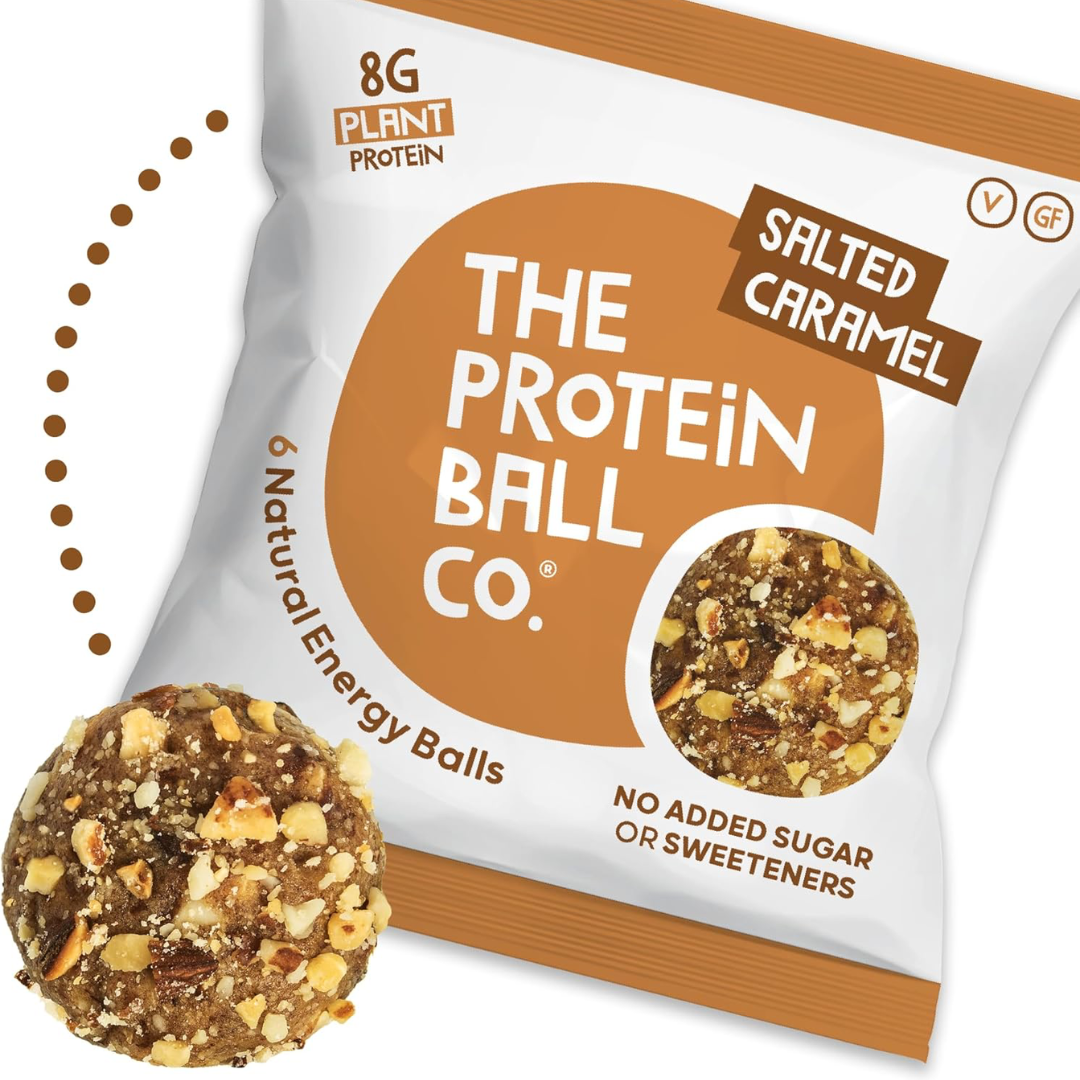 The Protein Ball Co Protein + Vitamin Balls 10x45g Salted Caramel