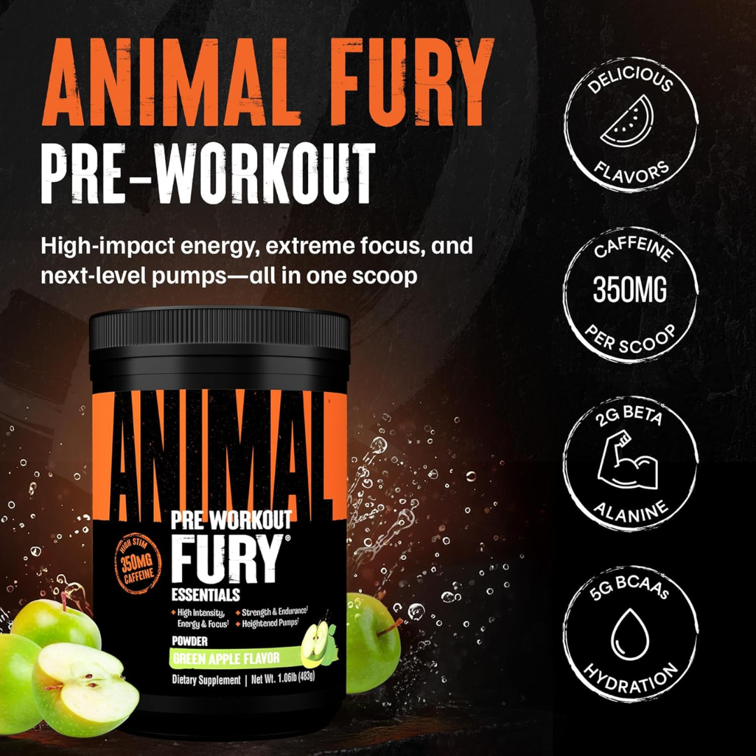 Animal Fury 330g Green Apple