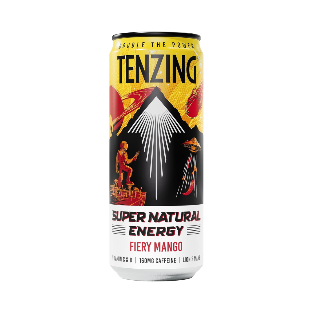 Tenzing Super Natural Energy 12x330ml Fiery Mango