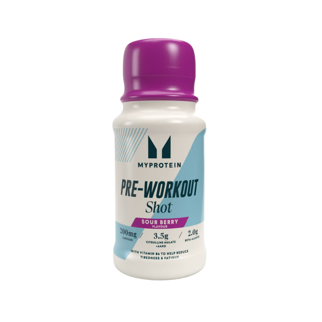 MyProtein Pre Workout Shot 12x60ml Sour Berry