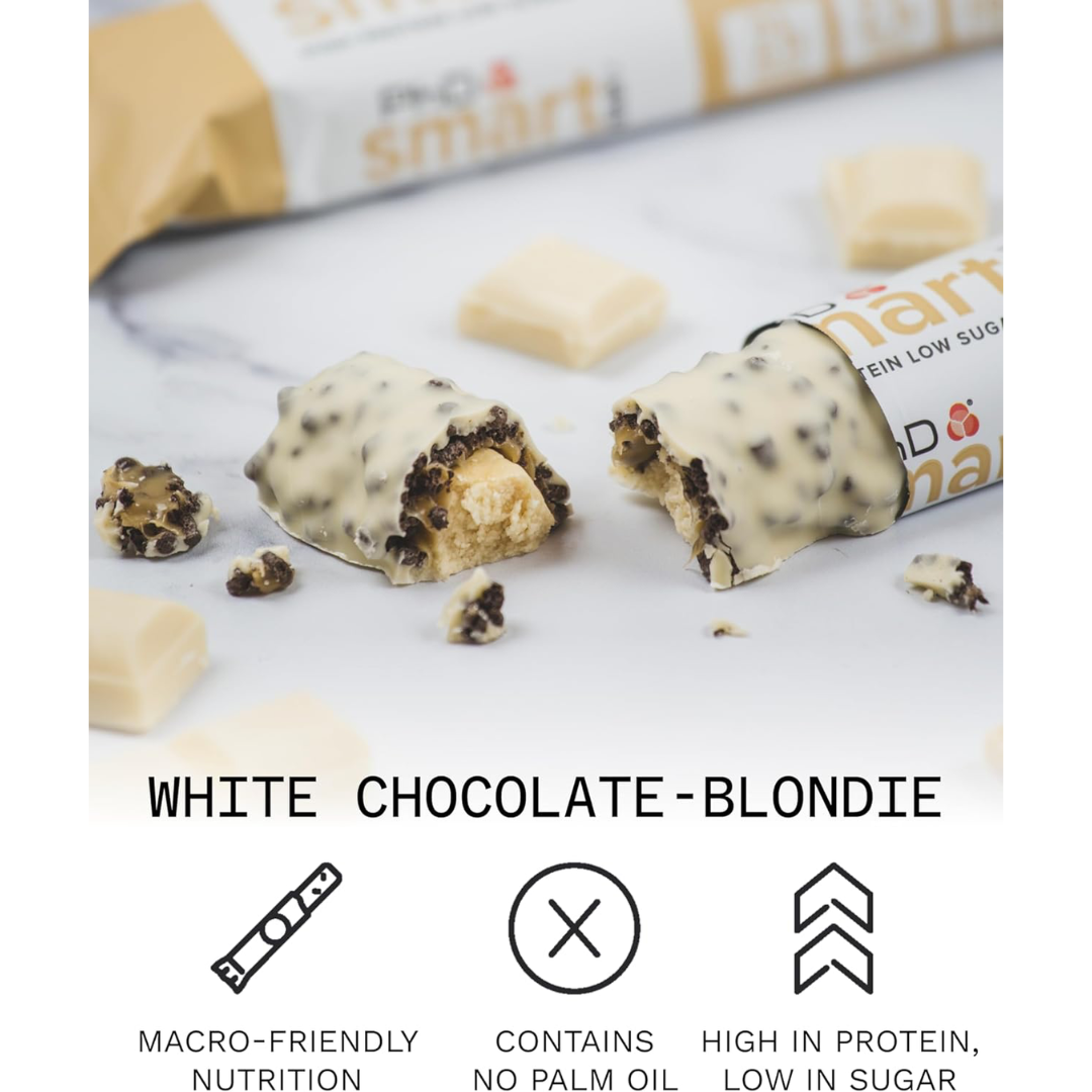 PhD Nutrition Smart Bar 12x64g White Choc Blondie