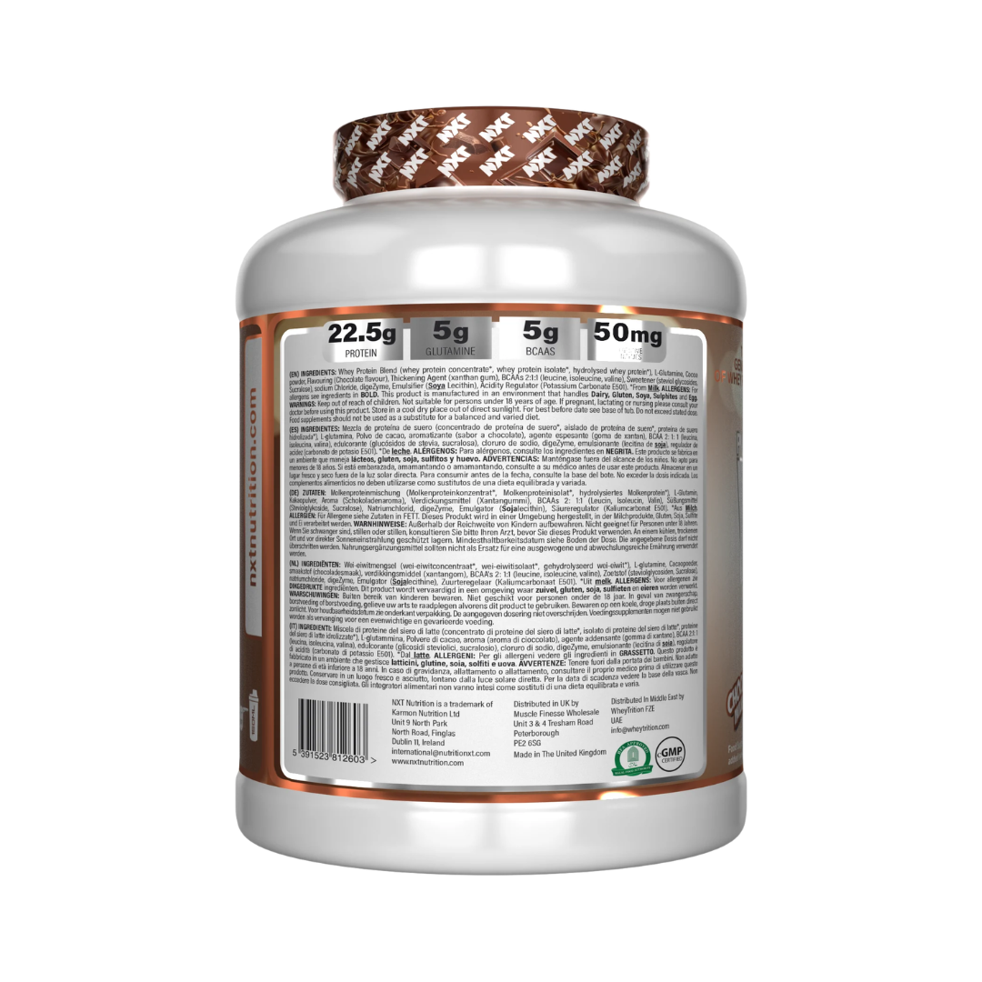 NXT Nutrition Pure Whey Deluxe 2.1kg Chocolate Milkshake