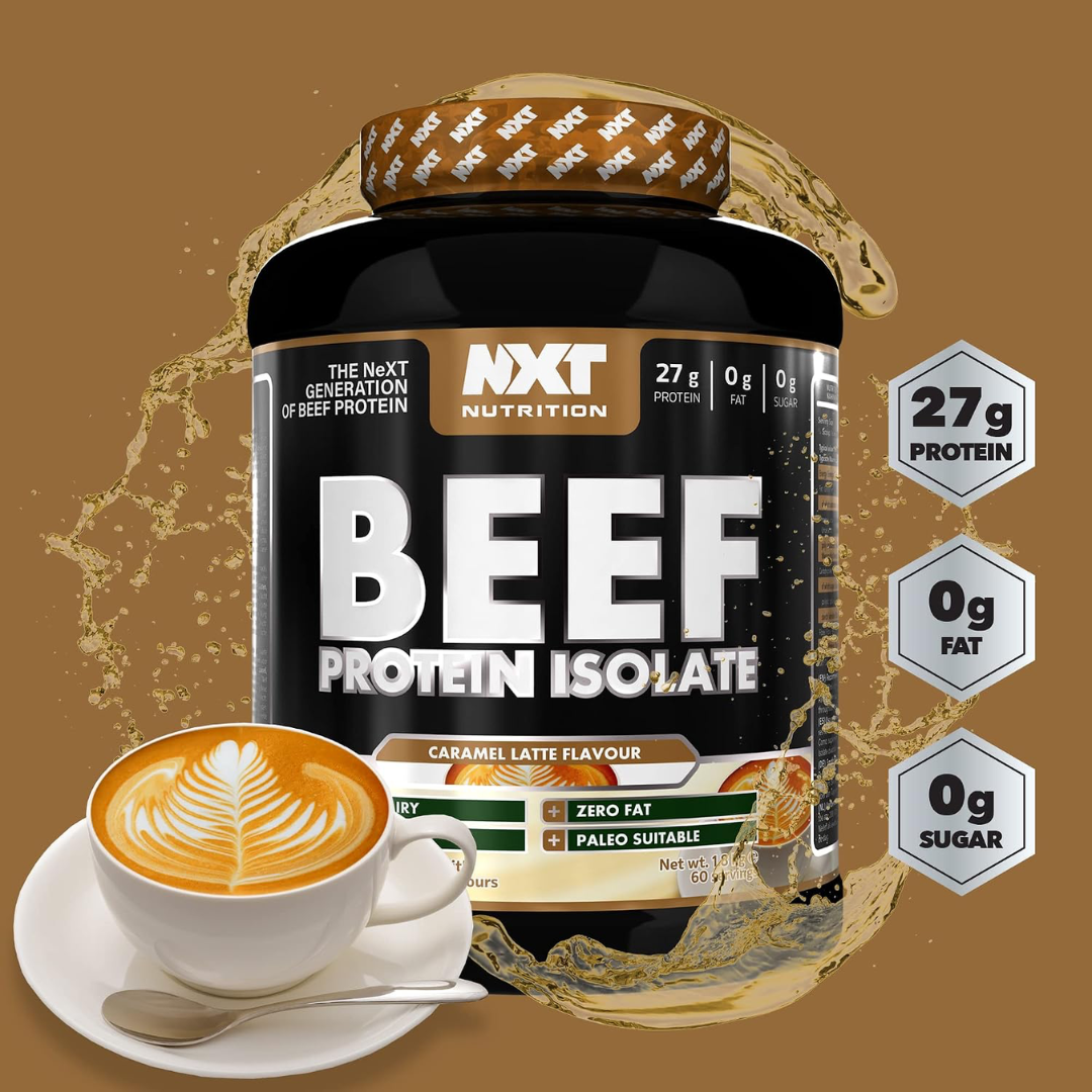NXT Nutrition Beef Protein Isolate 1.8kg Caramel Latte