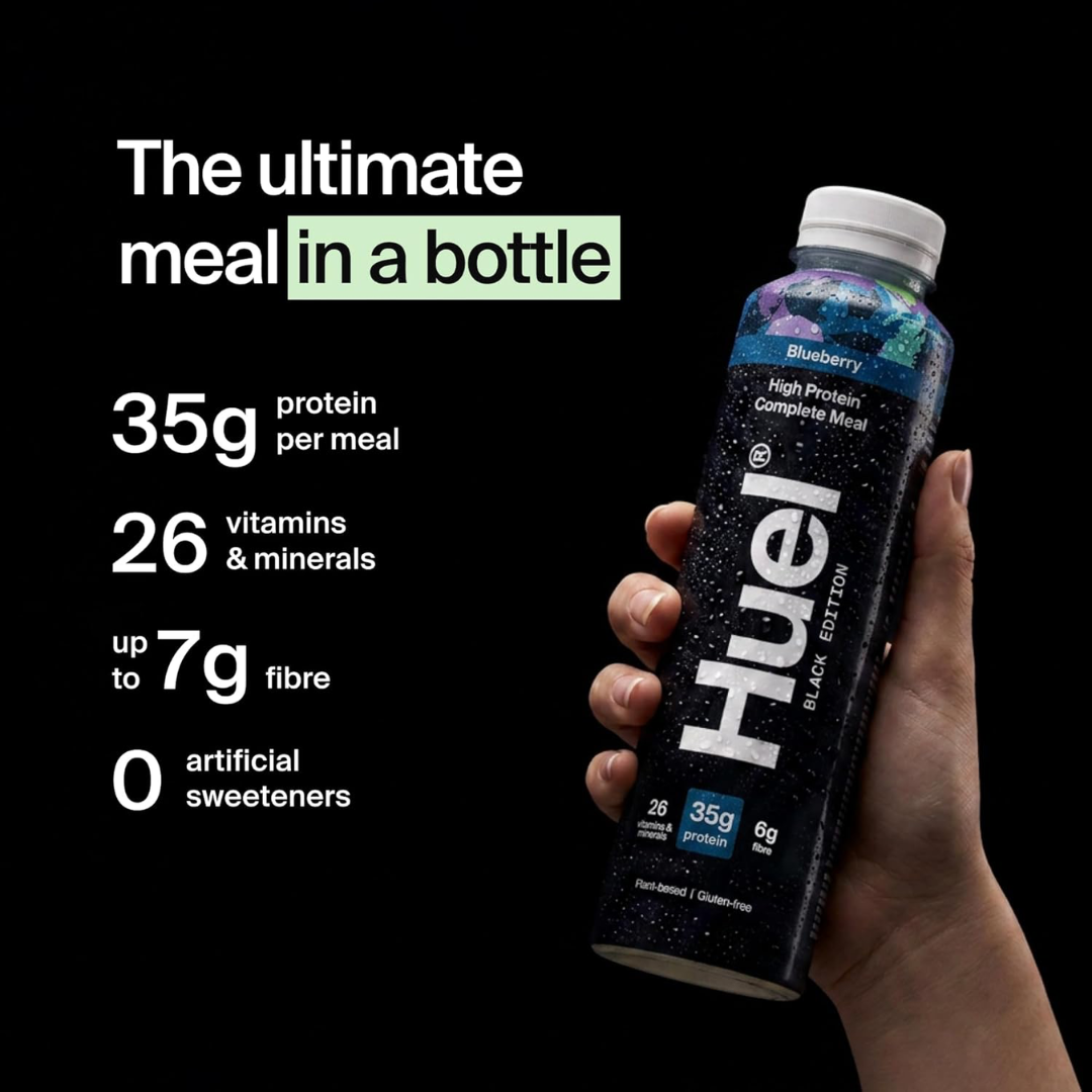 HUEL Ready-to Drink Black Edition 8x500ml Blueberry
