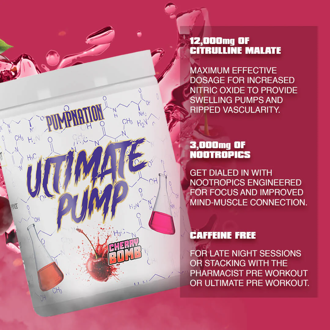 Pump Nation Ultimate Pump 550g Blue Lab Juice