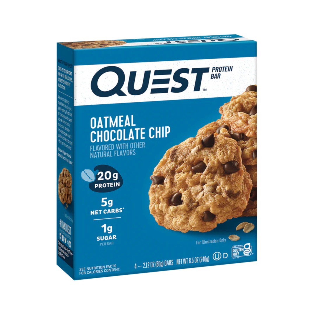 Quest Nutrition Bar 12x60g Oatmeal Chocolate Chip