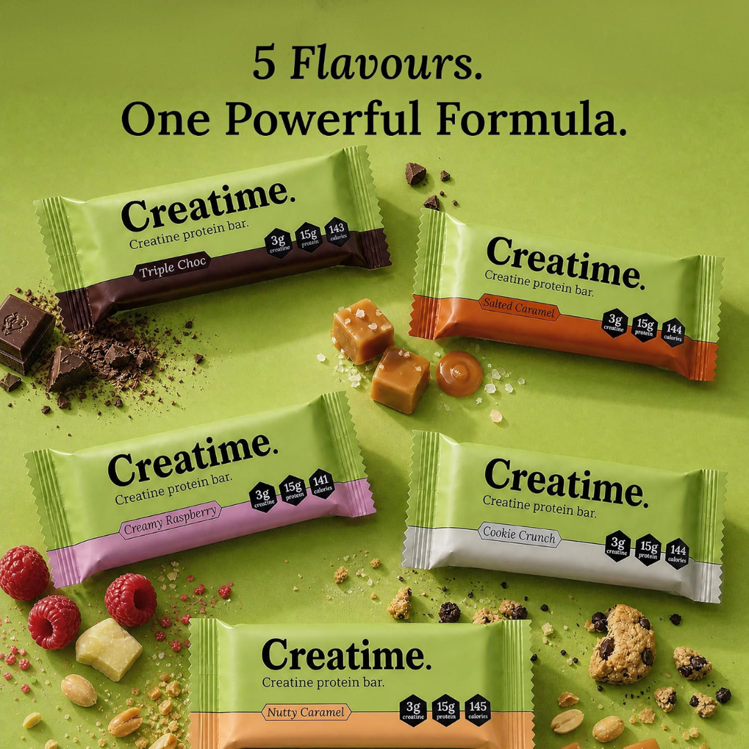 Creatime Creatine Protein Bar 12x50g Nutty Caramel