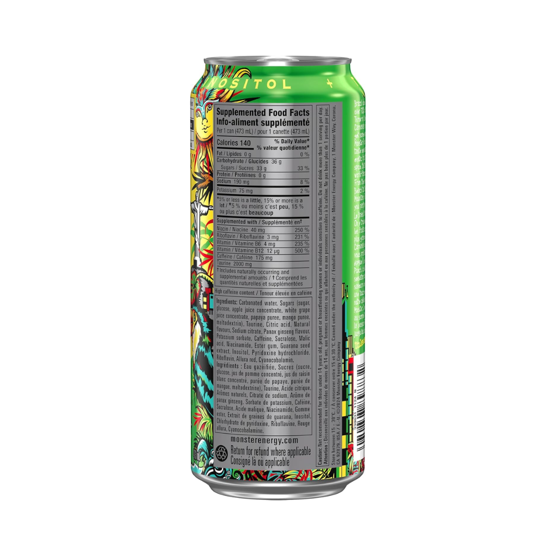 Monster Energy Ultra 12x500ml Rio Punch