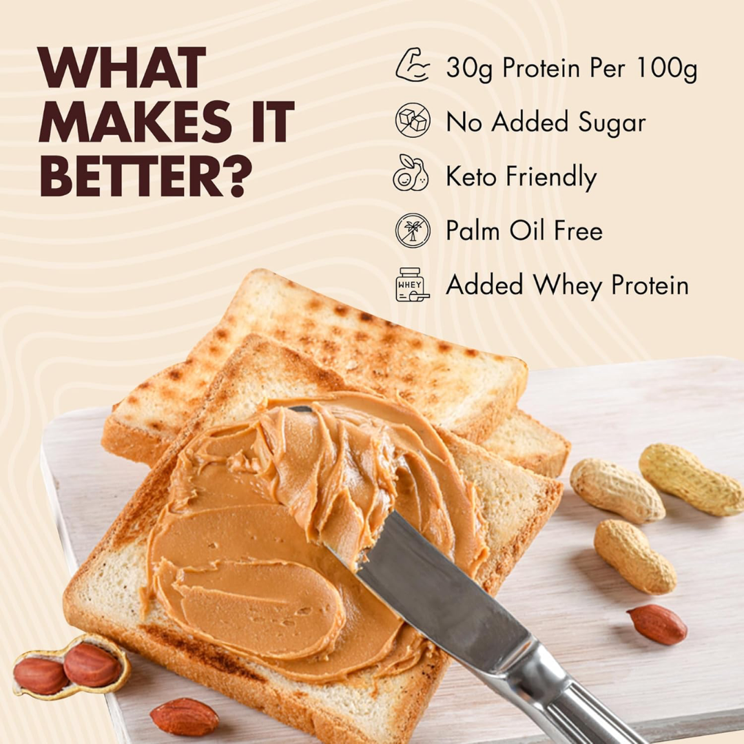 Kayow Nutrition No Added Sugar Protein Peanut Butter 350g Vanilla