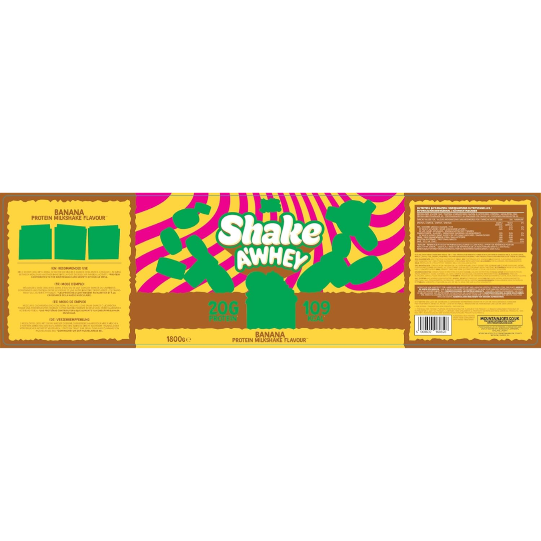 Mountain Joe's SHAKE A'WHEY 1.8kg Banana