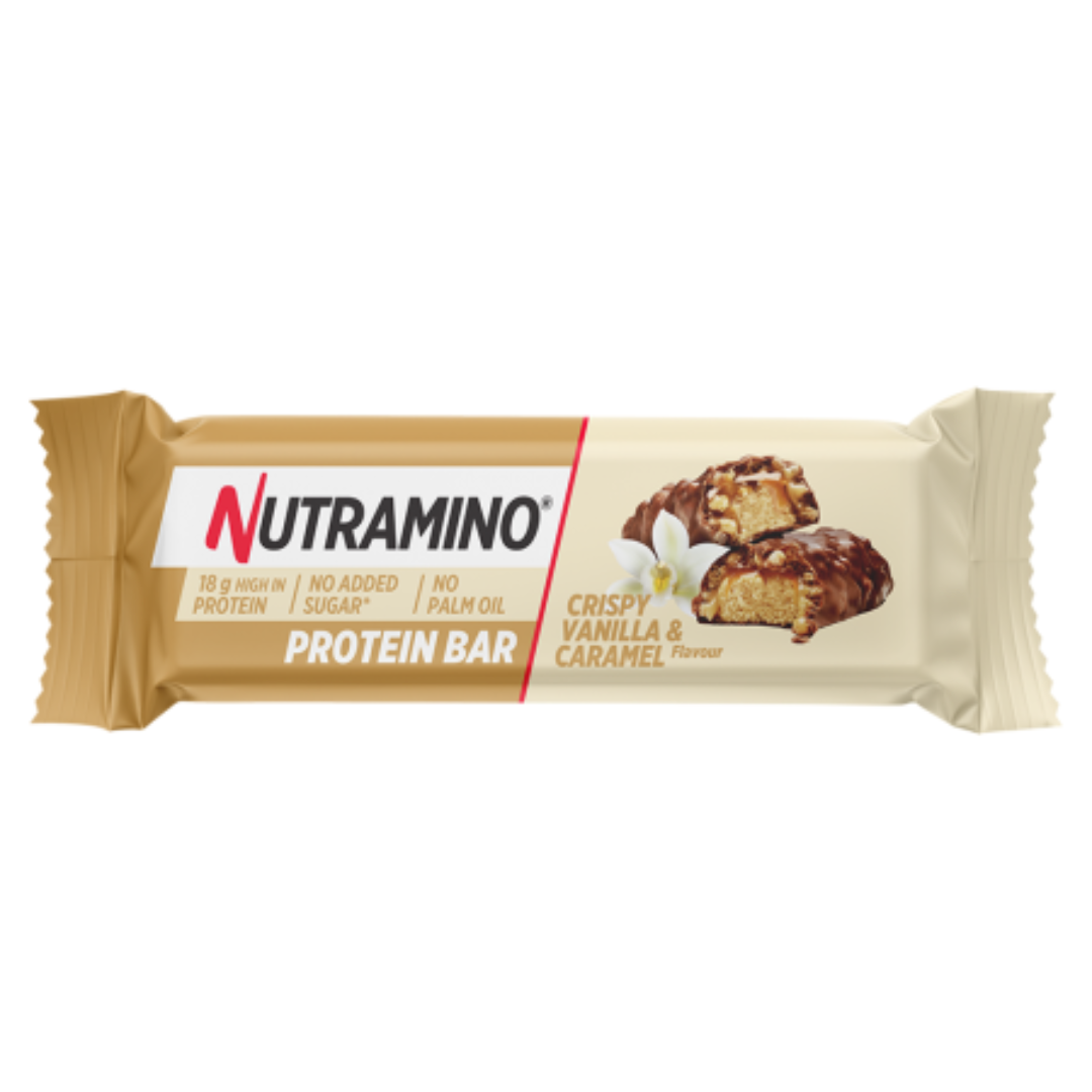 Nutramino Protein Bar 12x55g Crispy Vanilla Caramel
