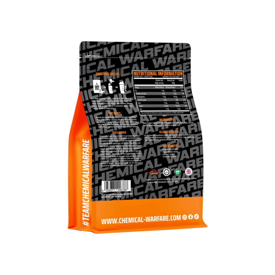 Chemical Warfare OP1 WHEY PROTEIN 2kg Chocolate Bueno