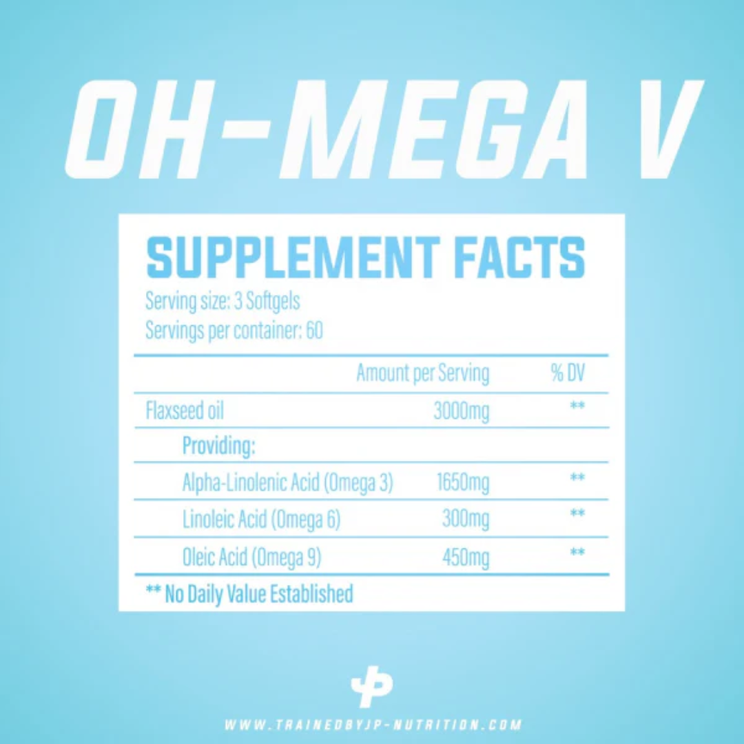 Trained By JP Oh-Mega V 180 Softgels