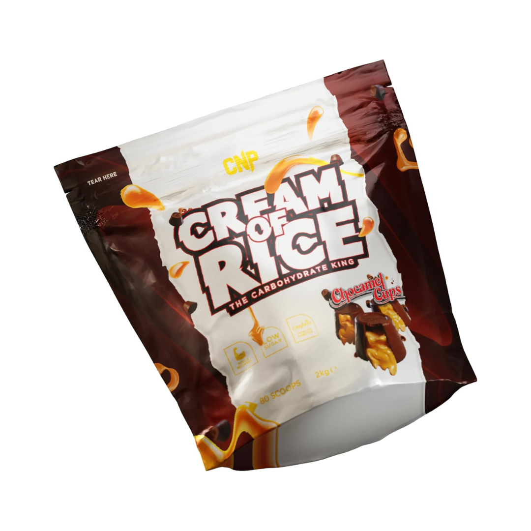 CNP Cream of Rice 2kg Chocamel Cups