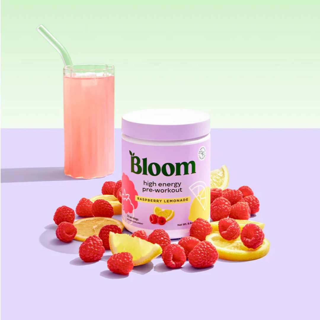 Bloom Pre-Workout 180g Raspberry Lemonade