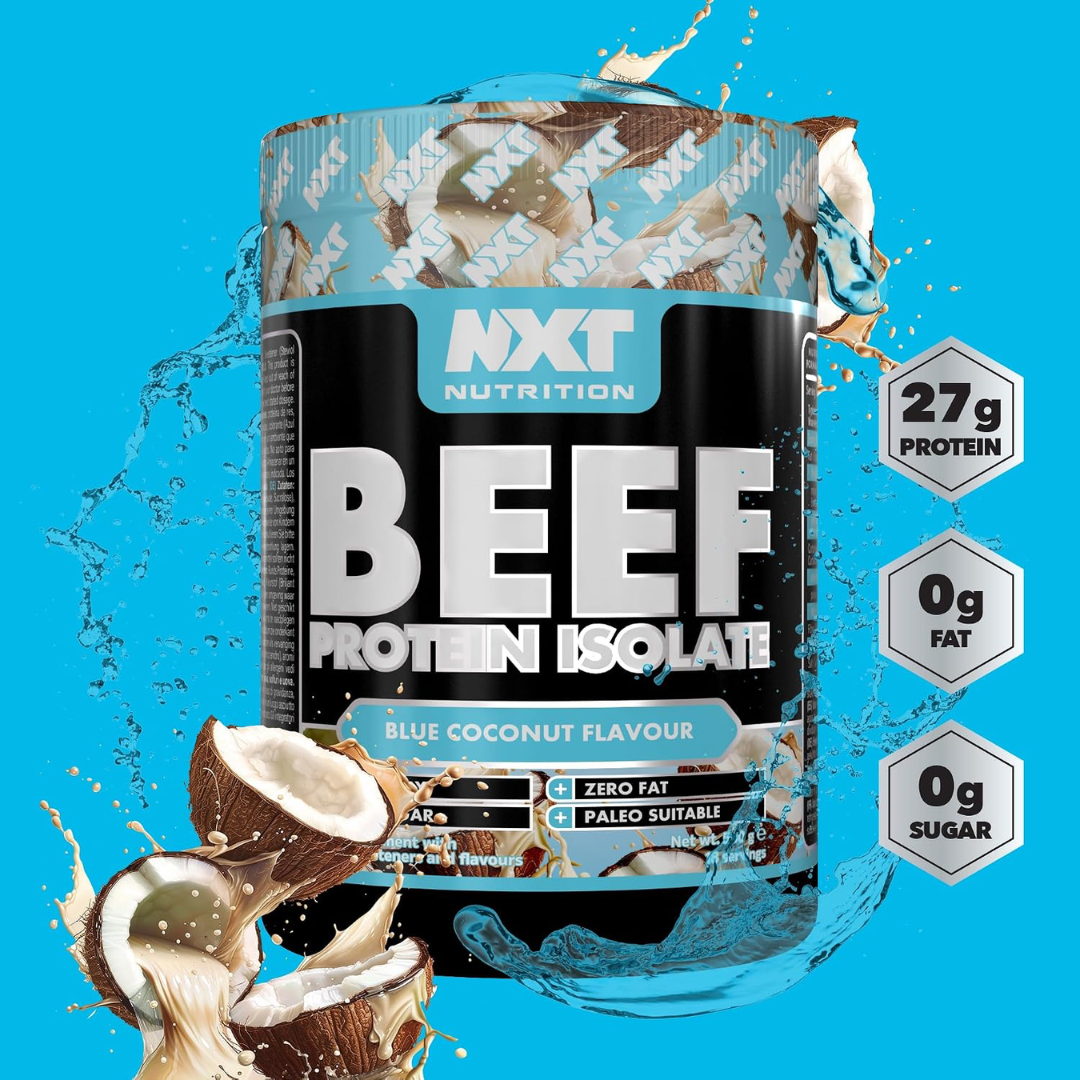 NXT Nutrition Beef Protein Isolate 540g Blue Coconut