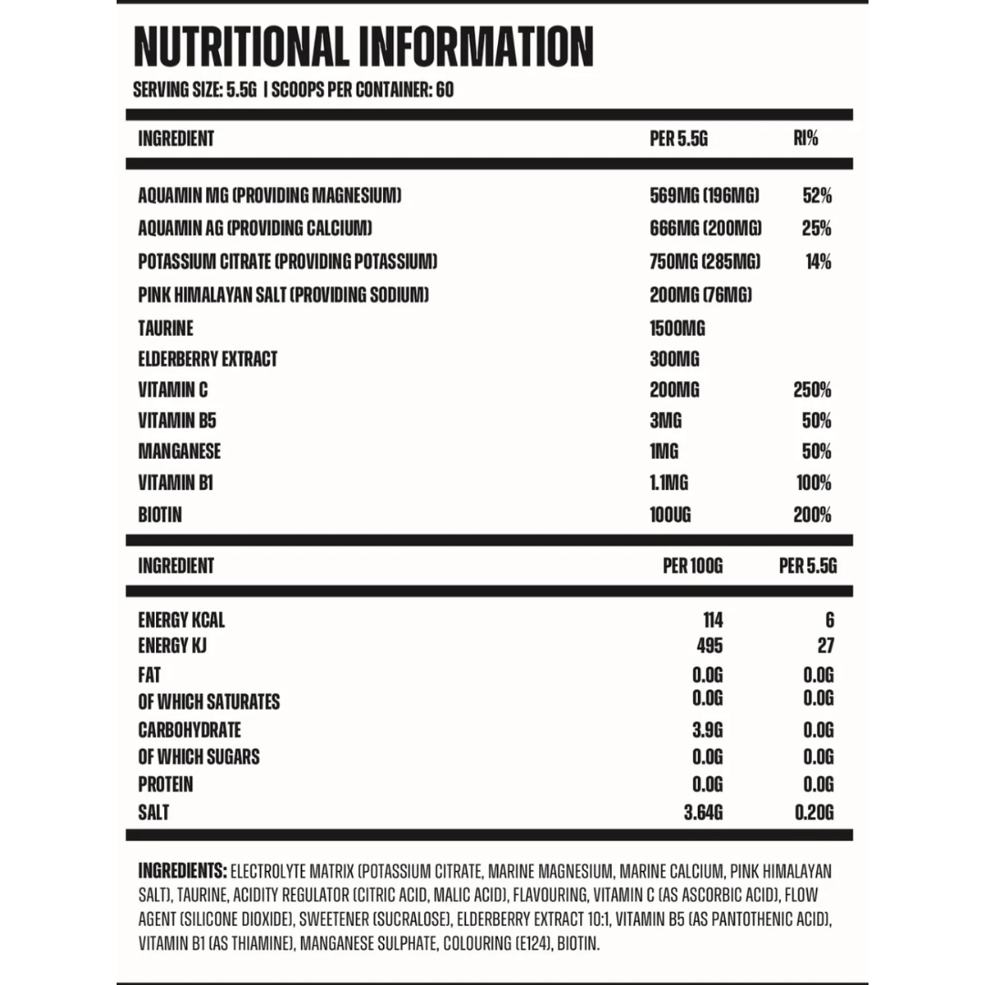 Complete Strength Hydration 250g Strawberry Kiwi Crush