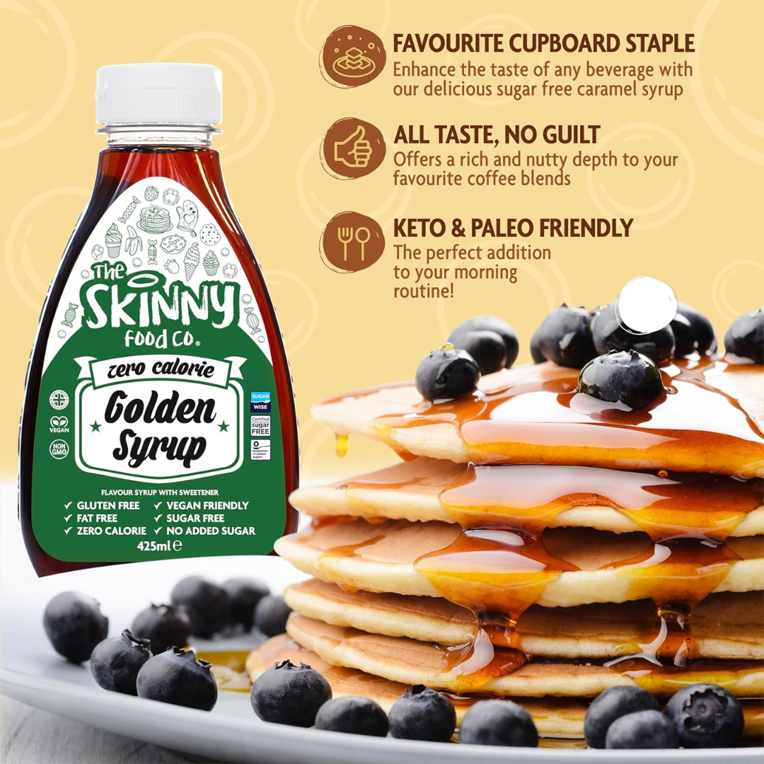 The Skinny Food Co Zero Calorie Skinny Syrup 425ml Birthday Cake