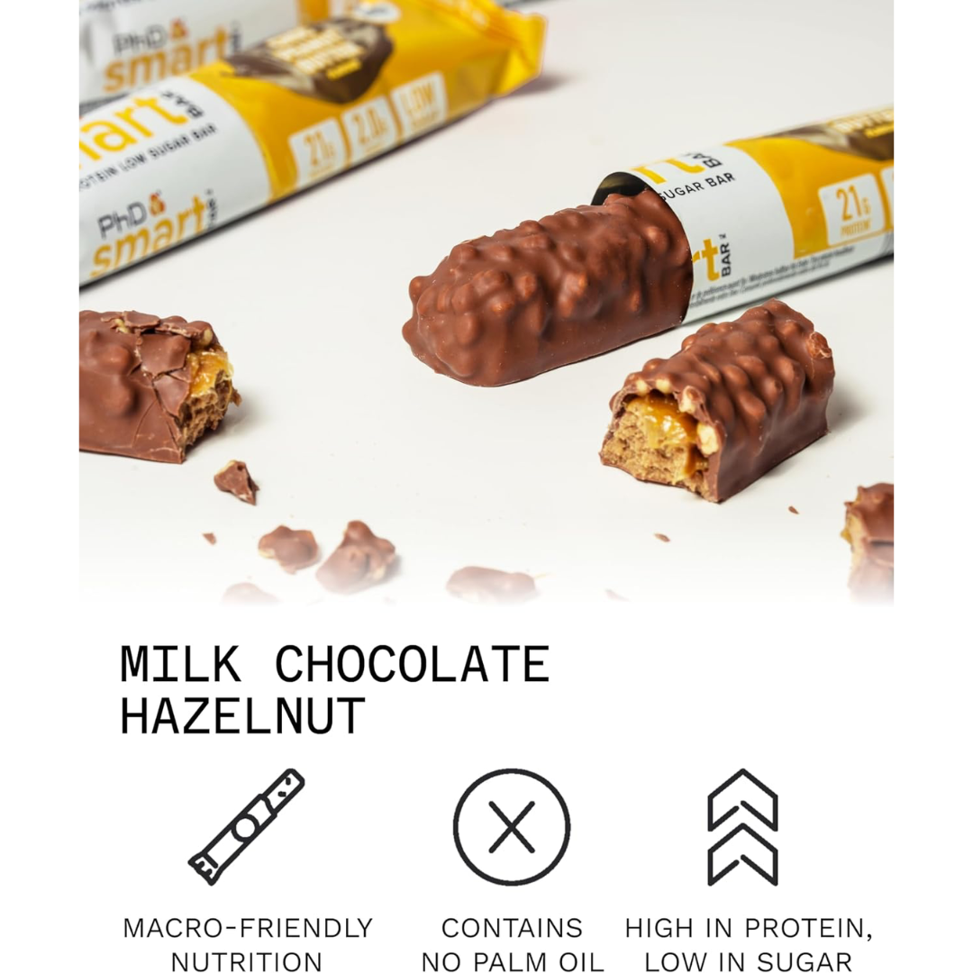 PhD Nutrition Smart Bar 12x64g Choc Hazelnut