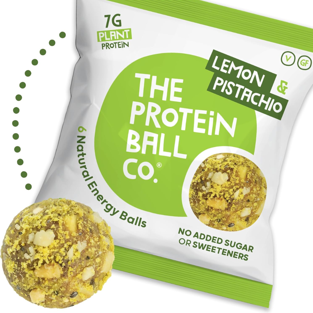 The Protein Ball Co Vegan Protein Balls 10x45g Lemon & Pistachio