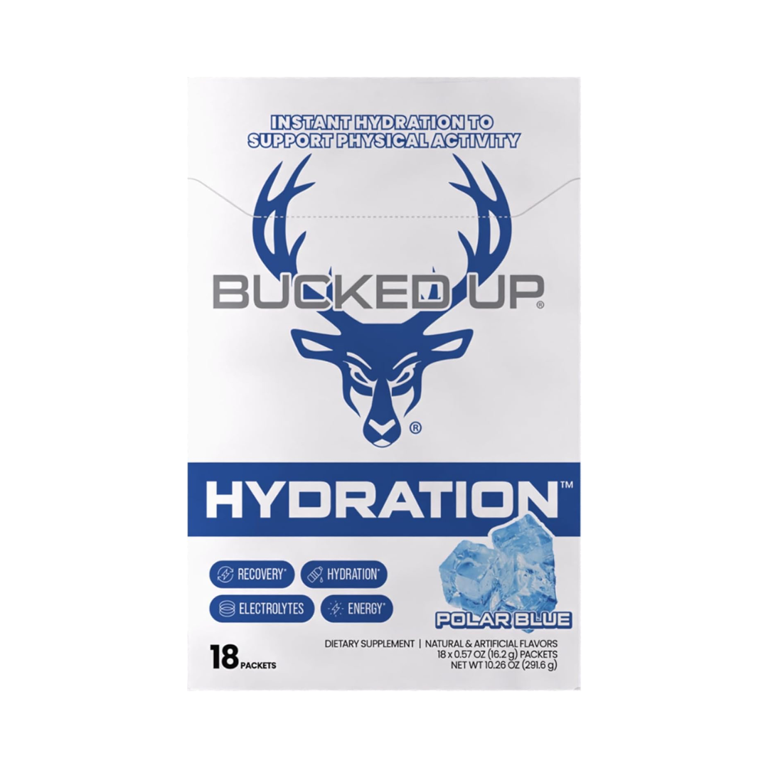 Bucked Up Hydration 18x16.4g Polar Blue