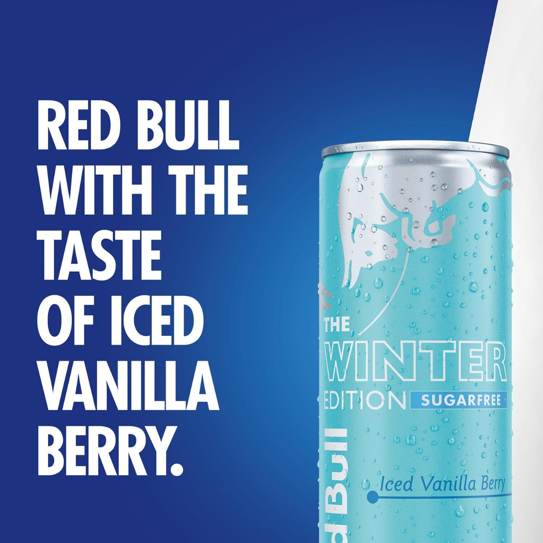 Red Bull Sugar Free 12x355ml Iced Vanilla Berry