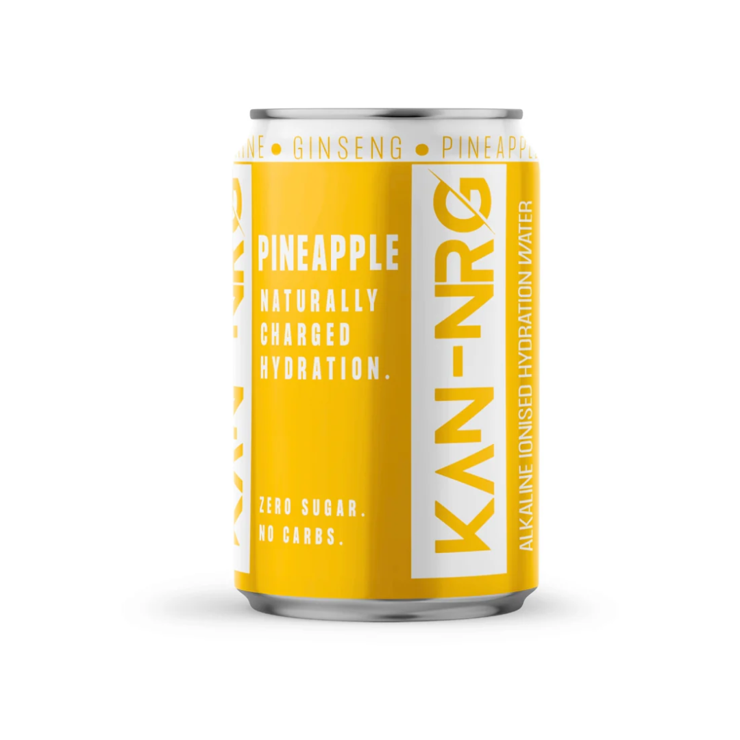 KAN-NRG Alkaline Ionised Hydration Water 12x150ml Pineapple