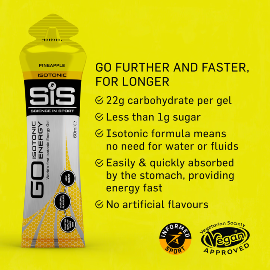 SIS Isotonic Gels 30x60ml Pineapple