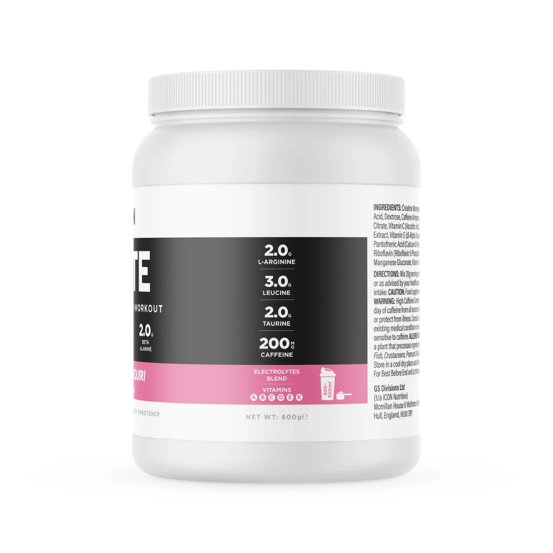 ICON Nutrition IGNITE Pre-Workout 600g Strawberry Daquiri
