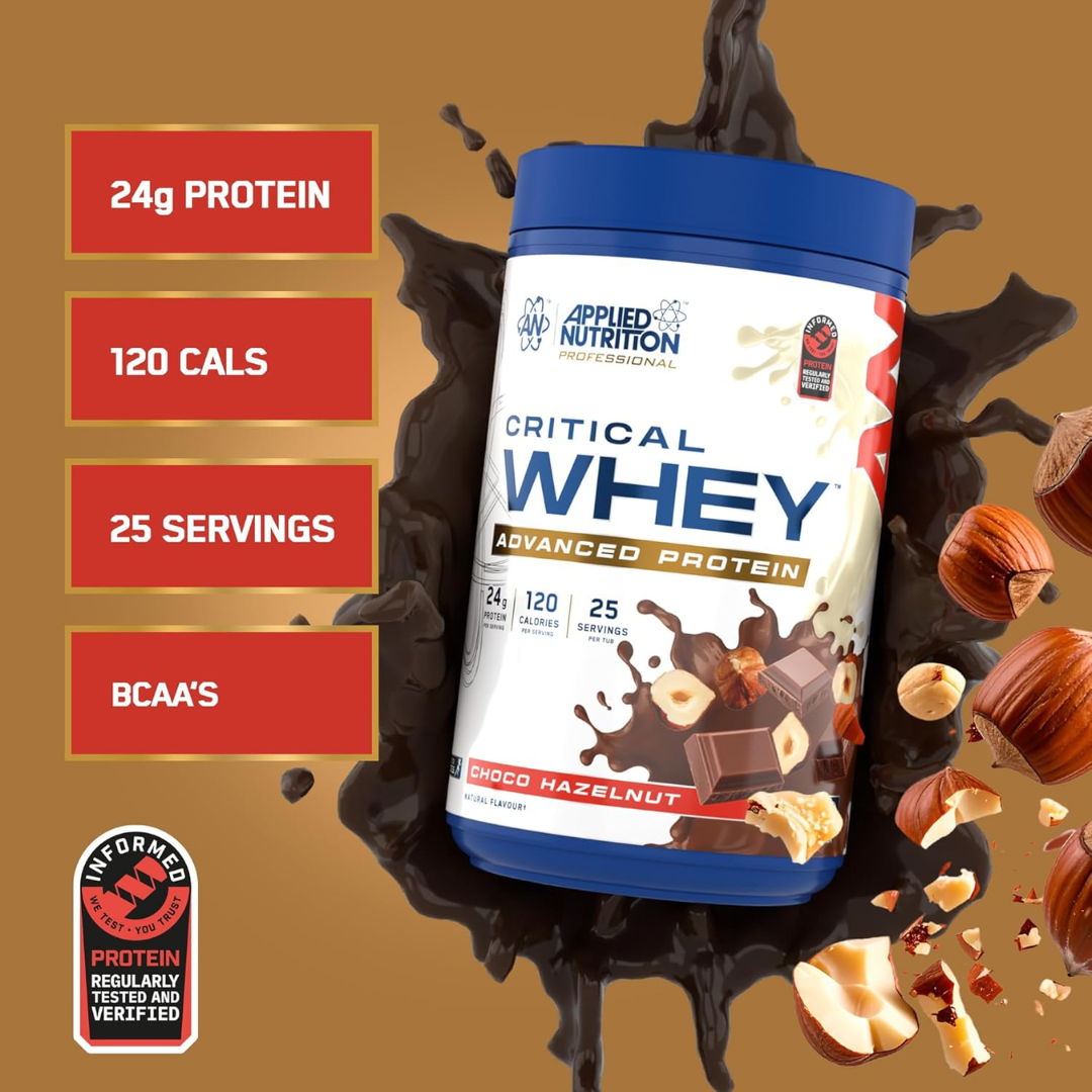 Applied Nutrition Critical Whey 825g Choc Hazelnut